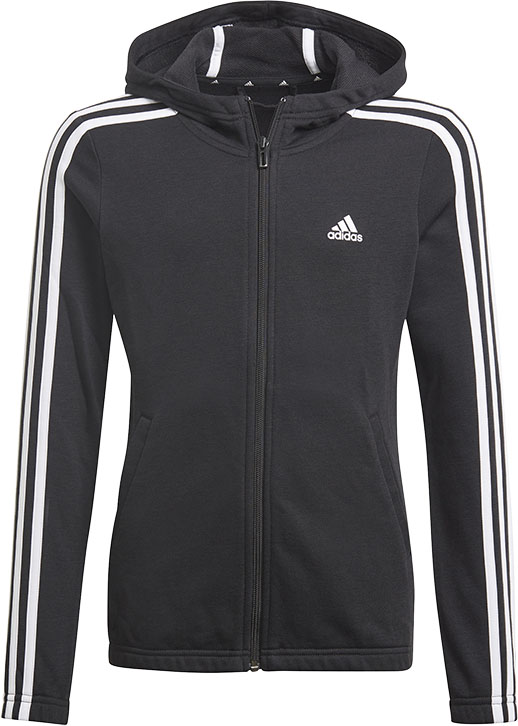 adidas 3 Stripes Full Zip Hoody Meisjes