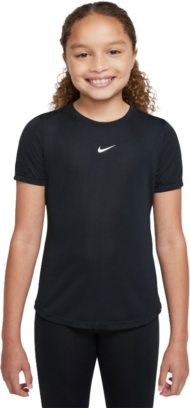 Nike Dri-FIT One Sportshirt - Maat 146  - Meisjes - zwart