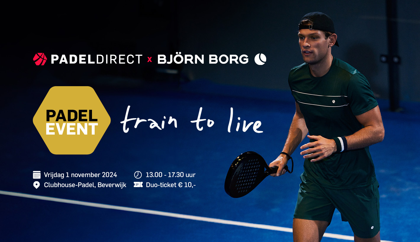 Doe mee aan het PadelDirect x Björn Borg event!